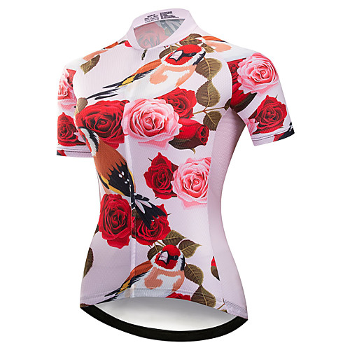 21Grams Women's Short Sleeve Cycling Jersey Summer Spandex Polyester White Floral Botanical Bike Jersey Top Mountain Bike MTB Road Bike Cycling Quick Dry Moisture Wicking Breathable Sports Clothing
21Grams Women's Short Sleeve Cycling Jersey Summer Spandex Polyester White Floral Botanical Bike Jersey Top Mountain Bike MTB Road Bike Cycling Quick Dry Moisture Wicking Breathable Sports Clothing