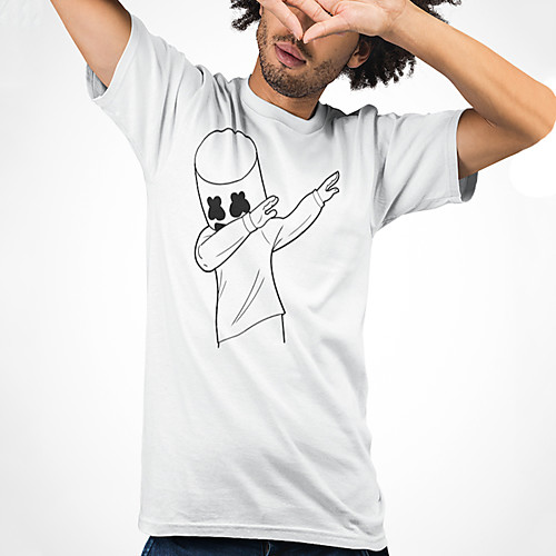 Men's Unisex Tee T shirt Hot Stamping Graphic Prints Human Plus Size Print Short Sleeve Casual Tops Cotton Basic Designer Big and Tall White
Men's Unisex Tee T shirt Hot Stamping Graphic Prints Human Plus Size Print Short Sleeve Casual Tops Cotton Basic Designer Big and Tall White