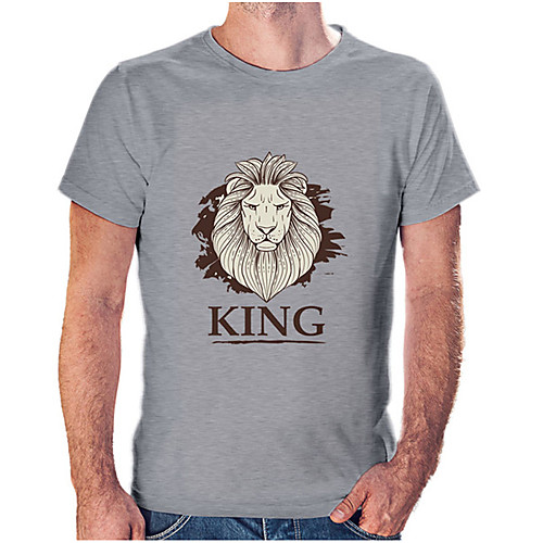 Men's Unisex Tee T shirt Hot Stamping Graphic Prints Lion Animal Plus Size Print Short Sleeve Casual Tops Cotton Basic Fashion Designer Big and Tall Wine White Black
Men's Unisex Tee T shirt Hot Stamping Graphic Prints Lion Animal Plus Size Print Short Sleeve Casual Tops Cotton Basic Fashion Designer Big and Tall Wine White Black