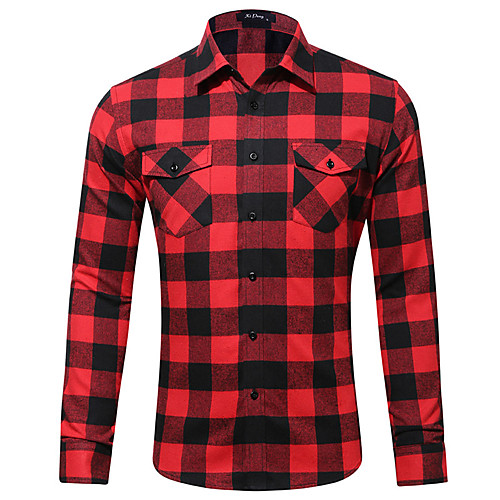 Men's Shirt Tartan Long Sleeve Casual Tops 100% Cotton Simple Casual Breathable Comfortable Blue Yellow Royal Blue
Men's Shirt Tartan Long Sleeve Casual Tops 100% Cotton Simple Casual Breathable Comfortable Blue Yellow Royal Blue