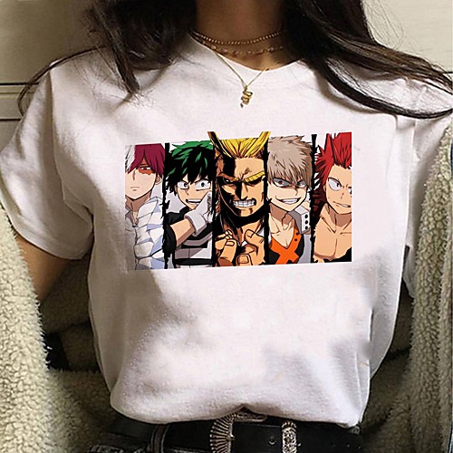 Inspired by My Hero Academia / Boku No Hero Cosplay Anime Cartoon Polyester / Cotton Blend Print Harajuku Graphic Kawaii T-shirt For Women's / Men's
Inspired by My Hero Academia / Boku No Hero Cosplay Anime Cartoon Polyester / Cotton Blend Print Harajuku Graphic Kawaii T-shirt For Women's / Men's