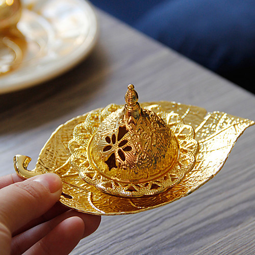 ramadan golden metal handheld middle eastern arab incense burner european leaf tray aroma burner small one delivery
ramadan golden metal handheld middle eastern arab incense burner european leaf tray aroma burner small one delivery