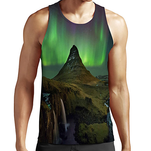 Men's Unisex Tank Top Undershirt 3D Print Scenery Graphic Prints Plus Size Print Sleeveless Casual Tops Basic Fashion Designer Breathable Green
Men's Unisex Tank Top Undershirt 3D Print Scenery Graphic Prints Plus Size Print Sleeveless Casual Tops Basic Fashion Designer Breathable Green