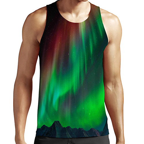 Men's Unisex Tank Top Undershirt 3D Print Scenery Graphic Prints Plus Size Print Sleeveless Casual Tops Basic Fashion Designer Breathable Green
Men's Unisex Tank Top Undershirt 3D Print Scenery Graphic Prints Plus Size Print Sleeveless Casual Tops Basic Fashion Designer Breathable Green