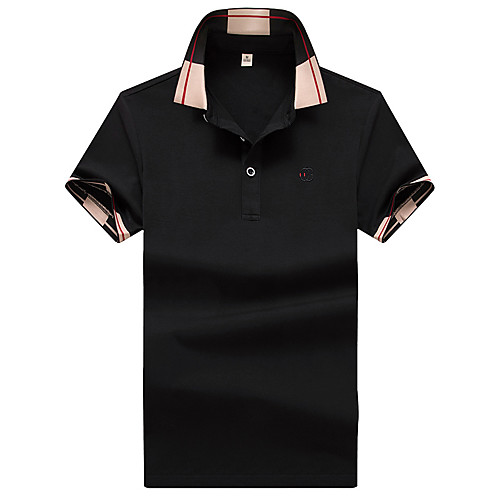 Men's Golf Shirt Tennis Shirt Patchwork Short Sleeve Daily Slim Tops Khaki White Light gray
Men's Golf Shirt Tennis Shirt Patchwork Short Sleeve Daily Slim Tops Khaki White Light gray