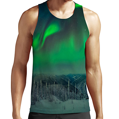 Men's Unisex Tank Top Undershirt 3D Print Scenery Graphic Prints Plus Size Print Sleeveless Casual Tops Basic Fashion Designer Breathable Green
Men's Unisex Tank Top Undershirt 3D Print Scenery Graphic Prints Plus Size Print Sleeveless Casual Tops Basic Fashion Designer Breathable Green
