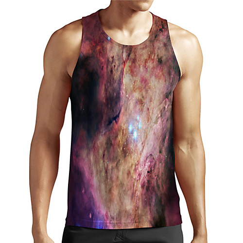 Men's Unisex Tank Top Undershirt 3D Print Galaxy Graphic Prints Plus Size Print Sleeveless Casual Tops Basic Designer Big and Tall Purple
Men's Unisex Tank Top Undershirt 3D Print Galaxy Graphic Prints Plus Size Print Sleeveless Casual Tops Basic Designer Big and Tall Purple