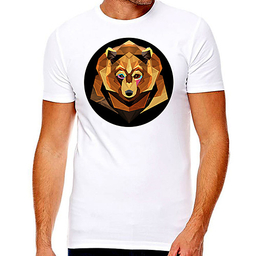 Men's Unisex Tee T shirt Hot Stamping Graphic Prints Bear Plus Size Print Short Sleeve Casual Tops Cotton Basic Designer Big and Tall White
Men's Unisex Tee T shirt Hot Stamping Graphic Prints Bear Plus Size Print Short Sleeve Casual Tops Cotton Basic Designer Big and Tall White