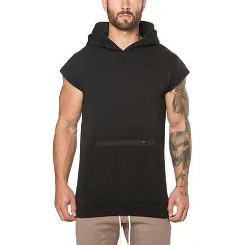 Men's Vest T shirt non-printing Solid Color Plus Size Cut Out Long Sleeve Daily Tops Basic Black / Sleeveless
Men's Vest T shirt non-printing Solid Color Plus Size Cut Out Long Sleeve Daily Tops Basic Black / Sleeveless