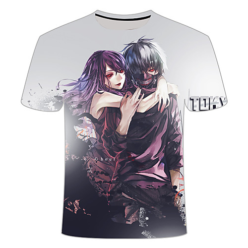 Inspired by Tokyo Ghoul Cosplay Cosplay Costume T-shirt Polyester / Cotton Blend Print 3D Harajuku Graphic T-shirt For Women's / Men's
Inspired by Tokyo Ghoul Cosplay Cosplay Costume T-shirt Polyester / Cotton Blend Print 3D Harajuku Graphic T-shirt For Women's / Men's