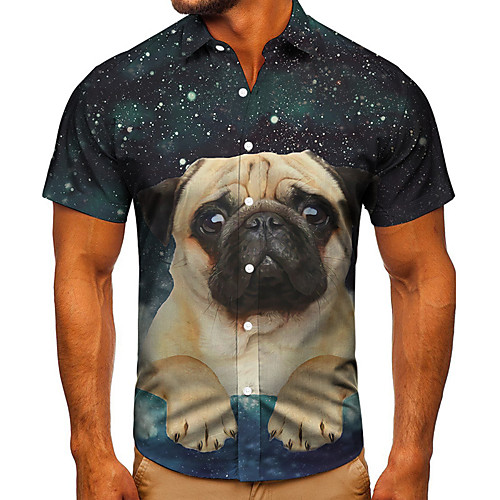 Men's Shirt 3D Print Dog Graphic Prints Button-Down Short Sleeve Street Tops Casual Fashion Classic Breathable Navy Blue
Men's Shirt 3D Print Dog Graphic Prints Button-Down Short Sleeve Street Tops Casual Fashion Classic Breathable Navy Blue