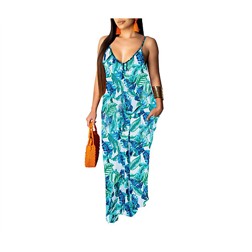 Women's Strap Dress Maxi long Dress Multicolor_1 Multicolor_2 Multicolor_3 Multicolor_4 Multicolor_5 Sleeveless Pattern Spring Summer Casual / Daily Loose 2021 S M L XL XXL
Women's Strap Dress Maxi long Dress Multicolor_1 Multicolor_2 Multicolor_3 Multicolor_4 Multicolor_5 Sleeveless Pattern Spring Summer Casual / Daily Loose 2021 S M L XL XXL