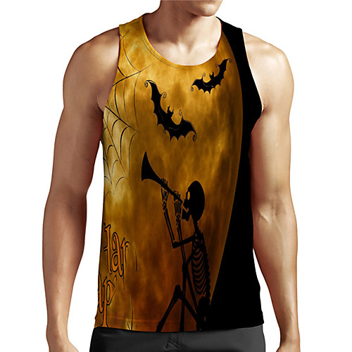 Men's Unisex Tank Top Undershirt 3D Print Graphic Prints Bat Plus Size Print Sleeveless Casual Tops Basic Designer Big and Tall Yellow
Men's Unisex Tank Top Undershirt 3D Print Graphic Prints Bat Plus Size Print Sleeveless Casual Tops Basic Designer Big and Tall Yellow