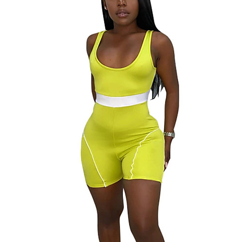 Women's Ordinary Off Shoulder Black Yellow Blushing Pink Romper Solid Colored Backless
Women's Ordinary Off Shoulder Black Yellow Blushing Pink Romper Solid Colored Backless
