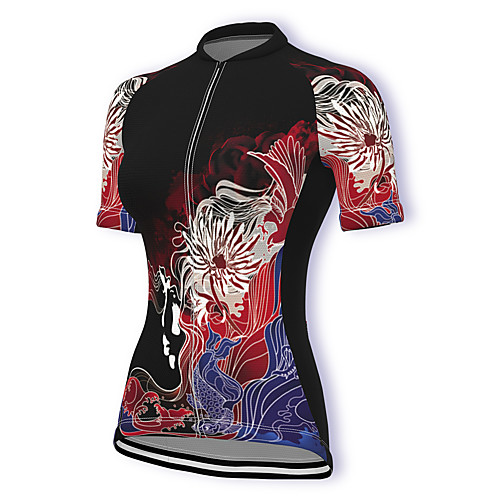 21Grams Women's Short Sleeve Cycling Jersey Summer Spandex Polyester Red Gradient Floral Botanical Bike Jersey Top Mountain Bike MTB Road Bike Cycling Quick Dry Moisture Wicking Breathable Sports
21Grams Women's Short Sleeve Cycling Jersey Summer Spandex Polyester Red Gradient Floral Botanical Bike Jersey Top Mountain Bike MTB Road Bike Cycling Quick Dry Moisture Wicking Breathable Sports