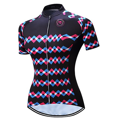 21Grams Women's Short Sleeve Cycling Jersey Summer Spandex Polyester Black / Blue Bike Jersey Top Mountain Bike MTB Road Bike Cycling Quick Dry Moisture Wicking Breathable Sports Clothing Apparel
21Grams Women's Short Sleeve Cycling Jersey Summer Spandex Polyester Black / Blue Bike Jersey Top Mountain Bike MTB Road Bike Cycling Quick Dry Moisture Wicking Breathable Sports Clothing Apparel