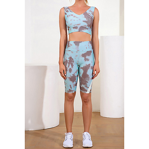Women's Rash Guard 2 Piece Swimsuit Print Tie Dye Blue Swimwear Crop Top Plunge Bathing Suits New Casual
Women's Rash Guard 2 Piece Swimsuit Print Tie Dye Blue Swimwear Crop Top Plunge Bathing Suits New Casual