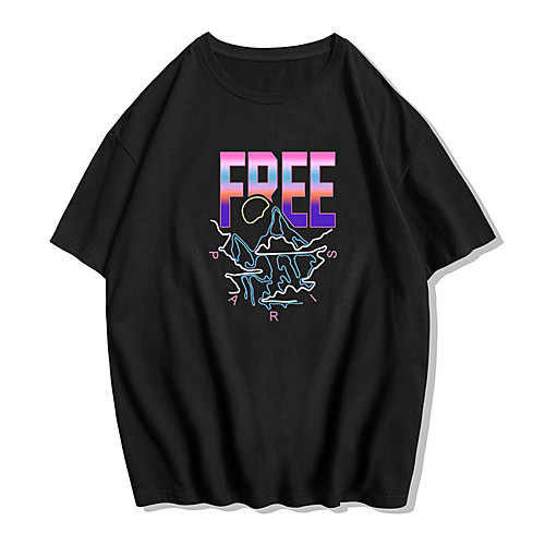 Men's Unisex Tee T shirt Hot Stamping Graphic Prints Letter Plus Size Print Short Sleeve Street Tops Cotton Basic Designer Big and Tall Round Neck White Black Blue / Summer
Men's Unisex Tee T shirt Hot Stamping Graphic Prints Letter Plus Size Print Short Sleeve Street Tops Cotton Basic Designer Big and Tall Round Neck White Black Blue / Summer