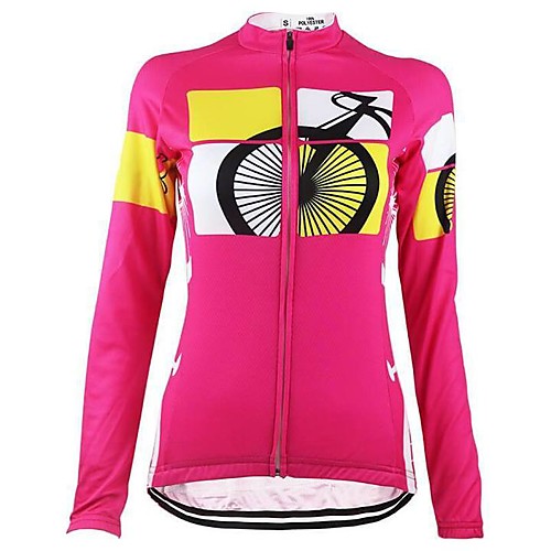 21Grams Women's Long Sleeve Cycling Jersey Summer Spandex Polyester Rose Red Bike Jersey Top Mountain Bike MTB Road Bike Cycling Quick Dry Moisture Wicking Breathable Sports Clothing Apparel
21Grams Women's Long Sleeve Cycling Jersey Summer Spandex Polyester Rose Red Bike Jersey Top Mountain Bike MTB Road Bike Cycling Quick Dry Moisture Wicking Breathable Sports Clothing Apparel