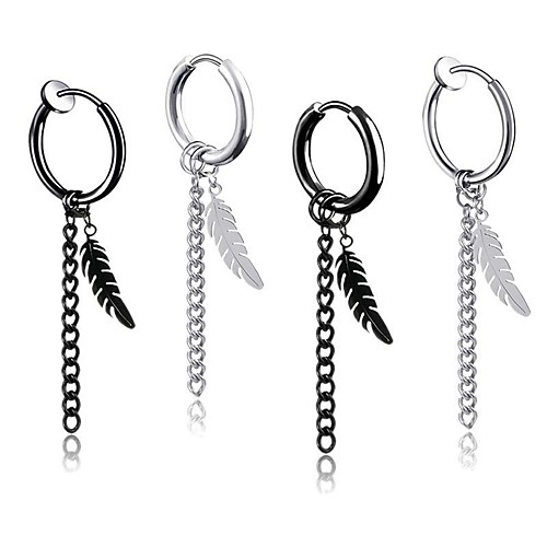 Men's Earrings Classic Holiday Birthday Stylish Simple Stainless Steel Earrings Jewelry Silver / White / Black For Street Formal Date Festival 1pc
Men's Earrings Classic Holiday Birthday Stylish Simple Stainless Steel Earrings Jewelry Silver / White / Black For Street Formal Date Festival 1pc