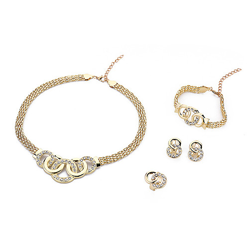 jewelry set five-ring necklace set with diamonds, earrings, bracelets, rings, four-piece set
jewelry set five-ring necklace set with diamonds, earrings, bracelets, rings, four-piece set