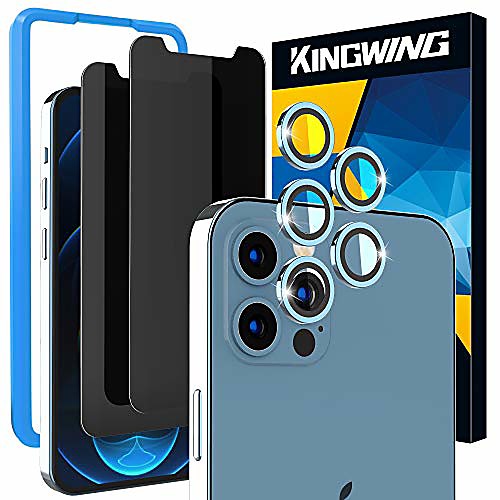 2pcs Privacy Screen Protector & 5pcs Camera Lens Protector For Apple iPhone 12 Pro Max iPhone 12 Mini iPhone 11 Pro Max Tempered Glass Scratch Proof Anti-Spy Front Screen Protector Phone Accessory
2pcs Privacy Screen Protector & 5pcs Camera Lens Protector For Apple iPhone 12 Pro Max iPhone 12 Mini iPhone 11 Pro Max Tempered Glass Scratch Proof Anti-Spy Front Screen Protector Phone Accessory