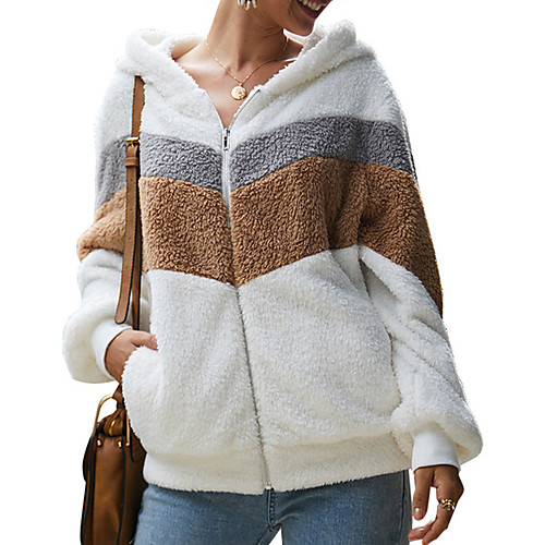 Women's Coat Casual / Daily Fall Winter Regular Coat Regular Fit Casual Jacket Multi Color Zipper ArmyGreen Weight: S500g XL560g
Women's Coat Casual / Daily Fall Winter Regular Coat Regular Fit Casual Jacket Multi Color Zipper ArmyGreen Weight: S500g XL560g