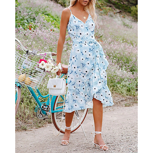 cross-border european and american foreign trade 2021 spring and summer new style european and american printed suspenders sexy v-neck ruffle dress women
cross-border european and american foreign trade 2021 spring and summer new style european and american printed suspenders sexy v-neck ruffle dress women