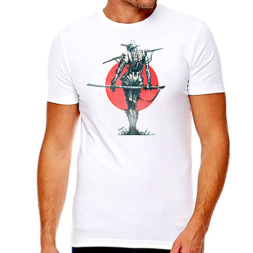 Men's Unisex Tee T shirt Hot Stamping Graphic Prints Character Plus Size Print Short Sleeve Casual Tops Cotton Basic Designer Big and Tall White
Men's Unisex Tee T shirt Hot Stamping Graphic Prints Character Plus Size Print Short Sleeve Casual Tops Cotton Basic Designer Big and Tall White