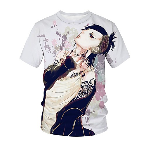 Inspired by Tokyo Ghoul Cosplay Anime Cartoon 100% Polyester 3D Harajuku Graphic Kawaii T-shirt For Women's / Men's
Inspired by Tokyo Ghoul Cosplay Anime Cartoon 100% Polyester 3D Harajuku Graphic Kawaii T-shirt For Women's / Men's
