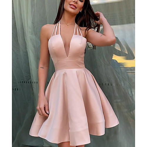A-Line Reformation Amante Minimalist Engagement Cocktail Party Dress Spaghetti Strap Sleeveless Short / Mini Satin with Sleek 2021
A-Line Reformation Amante Minimalist Engagement Cocktail Party Dress Spaghetti Strap Sleeveless Short / Mini Satin with Sleek 2021