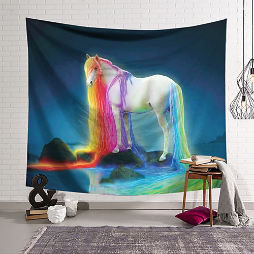 Unicorn Wall Tapestry Art Decor Blanket Curtain Hanging Home Bedroom Living Room Decoration Polyester
Unicorn Wall Tapestry Art Decor Blanket Curtain Hanging Home Bedroom Living Room Decoration Polyester