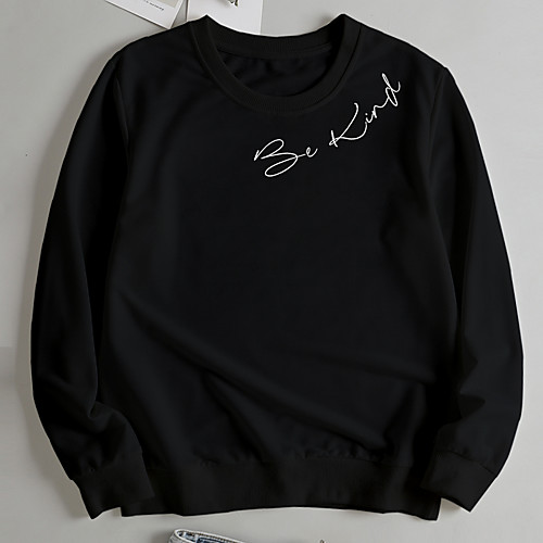 Women's Pullover Sweatshirt Letter Casual Other Prints Casual Hoodies Sweatshirts Loose Yellow Light Grey White
Women's Pullover Sweatshirt Letter Casual Other Prints Casual Hoodies Sweatshirts Loose Yellow Light Grey White