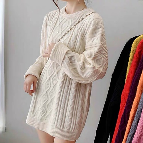 Women's Solid Color Sweater Long Sleeve Sweater Cardigans Round Neck Yellow Blushing Pink off-white
Women's Solid Color Sweater Long Sleeve Sweater Cardigans Round Neck Yellow Blushing Pink off-white