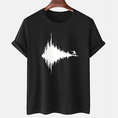 Men's Unisex Tee T shirt Hot Stamping Abstract Graphic Prints Plus Size Print Short Sleeve Casual Tops Cotton Basic Designer Big and Tall Black
Men's Unisex Tee T shirt Hot Stamping Abstract Graphic Prints Plus Size Print Short Sleeve Casual Tops Cotton Basic Designer Big and Tall Black