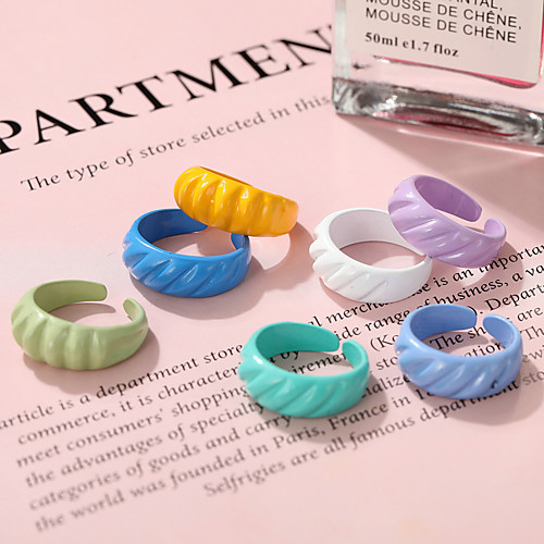 Open Cuff Ring Fancy Blue Purple Yellow Resin Plastic Stylish Simple European 1pc 7
Open Cuff Ring Fancy Blue Purple Yellow Resin Plastic Stylish Simple European 1pc 7