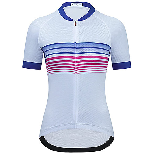 21Grams Women's Short Sleeve Cycling Jersey Summer Spandex White Stripes Bike Top Mountain Bike MTB Road Bike Cycling Sports Clothing Apparel / Stretchy / Athleisure
21Grams Women's Short Sleeve Cycling Jersey Summer Spandex White Stripes Bike Top Mountain Bike MTB Road Bike Cycling Sports Clothing Apparel / Stretchy / Athleisure