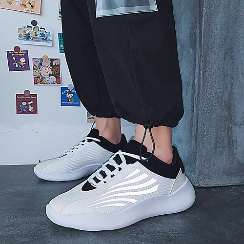 Men's Trainers Athletic Shoes Lace up Classic Daily Running Shoes PU Breathable White Black Gray Summer
Men's Trainers Athletic Shoes Lace up Classic Daily Running Shoes PU Breathable White Black Gray Summer