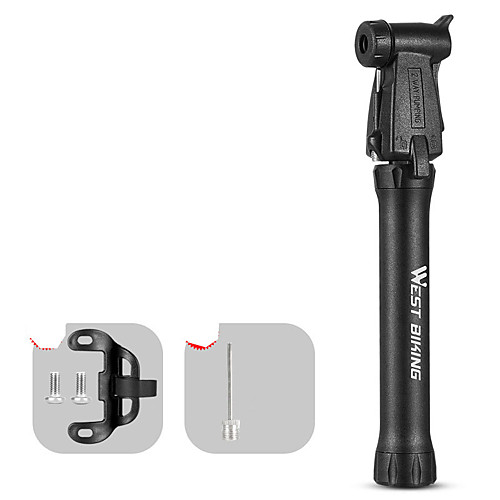 Mini Bike Pump Mini Bike Pump With Gauge Inflated For Road Bike Mountain Bike MTB Folding Bike Recreational Cycling Cycling Bicycle Aluminum Alloy Black
Mini Bike Pump Mini Bike Pump With Gauge Inflated For Road Bike Mountain Bike MTB Folding Bike Recreational Cycling Cycling Bicycle Aluminum Alloy Black