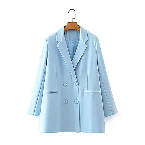 Women's Coat Casual / Daily Fall Regular Coat V Neck Regular Fit Casual Jacket Solid Color Bell Bottom Skin powder Picture color 1
Women's Coat Casual / Daily Fall Regular Coat V Neck Regular Fit Casual Jacket Solid Color Bell Bottom Skin powder Picture color 1