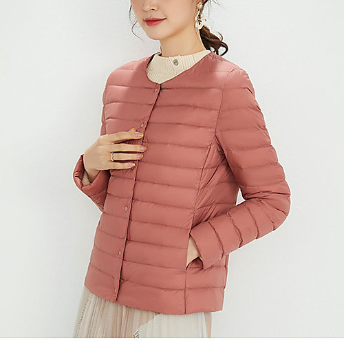 Women's Coat Daily Wear Fall Winter Regular Coat Regular Fit Casual Jacket Solid Color Pocket Light Blue bright red / Cotton
Women's Coat Daily Wear Fall Winter Regular Coat Regular Fit Casual Jacket Solid Color Pocket Light Blue bright red / Cotton