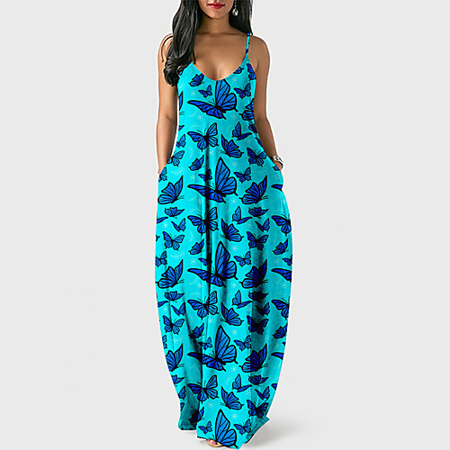 Women's Strap Dress Maxi long Dress Blue Dusty Rose White Black Light Green Beige Light Blue Sleeveless Floral Butterfly Animal Print Summer V Neck Casual 2021 XS S M L XL XXL 3XL 4XL 5XL 6XL
Women's Strap Dress Maxi long Dress Blue Dusty Rose White Black Light Green Beige Light Blue Sleeveless Floral Butterfly Animal Print Summer V Neck Casual 2021 XS S M L XL XXL 3XL 4XL 5XL 6XL