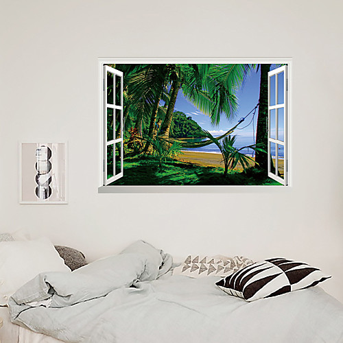 3D False Window Coconut Tree Swing Home Children's Room Background Decoration Can Be Removed Stickers
3D False Window Coconut Tree Swing Home Children's Room Background Decoration Can Be Removed Stickers