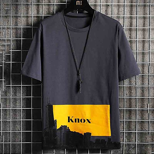Men's Unisex Tee T shirt Hot Stamping Scenery Graphic Prints Letter Plus Size Print Short Sleeve Casual Tops Cotton Basic Fashion Designer Big and Tall White Black Dark Gray
Men's Unisex Tee T shirt Hot Stamping Scenery Graphic Prints Letter Plus Size Print Short Sleeve Casual Tops Cotton Basic Fashion Designer Big and Tall White Black Dark Gray