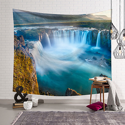 Landscape Waterfall Wall Tapestry Art Decor Blanket Curtain Hanging Home Bedroom Living Room Decoration Polyester
Landscape Waterfall Wall Tapestry Art Decor Blanket Curtain Hanging Home Bedroom Living Room Decoration Polyester