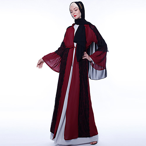 Arabian Adults Women's Cosplay Abaya Dress Arabian Dress For Party Halloween Chiffon Color Block Halloween Carnival Masquerade Dress
Arabian Adults Women's Cosplay Abaya Dress Arabian Dress For Party Halloween Chiffon Color Block Halloween Carnival Masquerade Dress