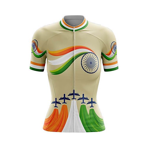 21Grams Women's Short Sleeve Cycling Jersey Summer Spandex Yellow Rainbow Bike Top Mountain Bike MTB Road Bike Cycling Sports Clothing Apparel / Stretchy / Athleisure
21Grams Women's Short Sleeve Cycling Jersey Summer Spandex Yellow Rainbow Bike Top Mountain Bike MTB Road Bike Cycling Sports Clothing Apparel / Stretchy / Athleisure
