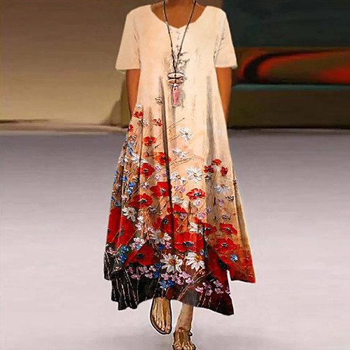 Women's Swing Dress Midi Dress Yellow Black Short Sleeve Floral Summer Casual Slim 2021 S M L XL XXL
Women's Swing Dress Midi Dress Yellow Black Short Sleeve Floral Summer Casual Slim 2021 S M L XL XXL