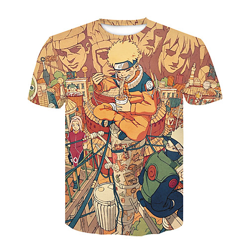 Inspired by Naruto Hatake Kakashi Anime Cartoon Polyester / Cotton Blend 3D 3D Harajuku Graphic T-shirt For Women's / Men's
Inspired by Naruto Hatake Kakashi Anime Cartoon Polyester / Cotton Blend 3D 3D Harajuku Graphic T-shirt For Women's / Men's