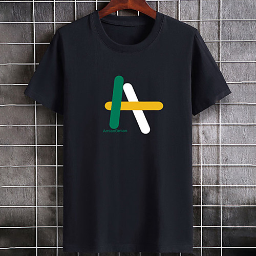 Men's Unisex Tee T shirt Hot Stamping Graphic Prints Letter Plus Size Print Short Sleeve Casual Tops Cotton Basic Fashion Designer Big and Tall Round Neck White Black / Summer
Men's Unisex Tee T shirt Hot Stamping Graphic Prints Letter Plus Size Print Short Sleeve Casual Tops Cotton Basic Fashion Designer Big and Tall Round Neck White Black / Summer